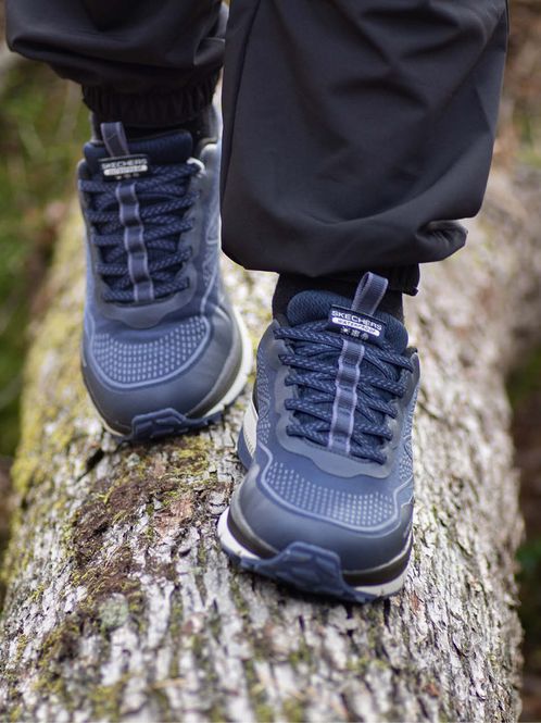 Hovedbilde Skechers Slip-ins Switch Back Navy Vanntett Tursko