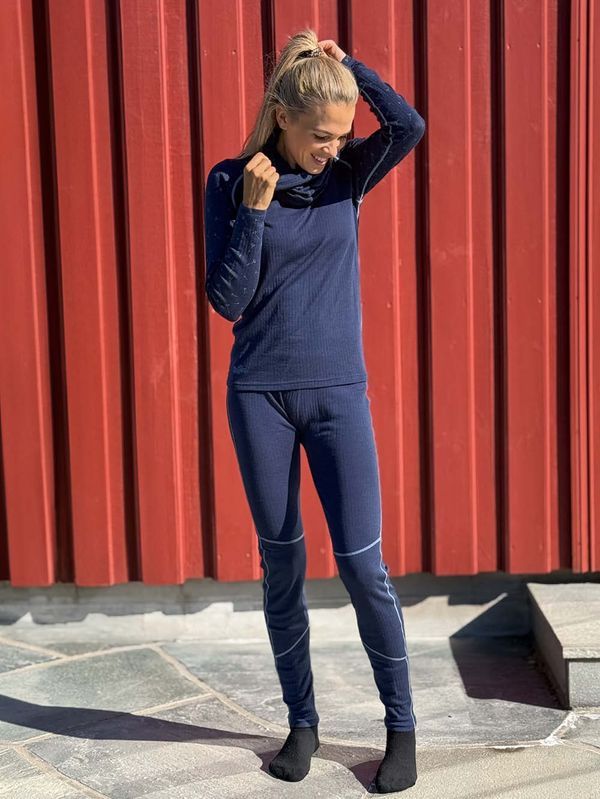 Fjon Merino Ulltrøye, Ulltights og Hals Dame - Pakketilbud