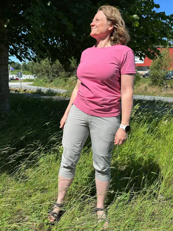 Hoppin Piratbukse Lys grå Dame - med stretch