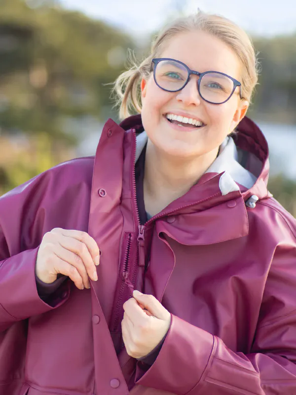 Robust PU Regnponcho Rododendron Dame