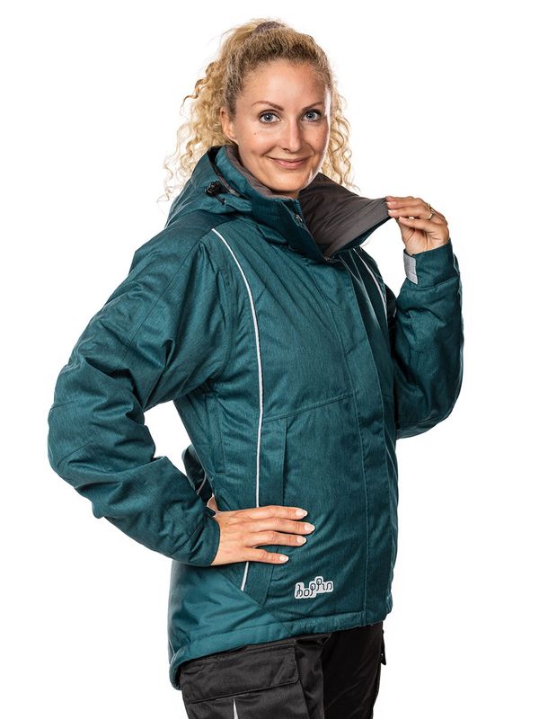 Hoppin Vinterjakke Sjøgrønn Dame
