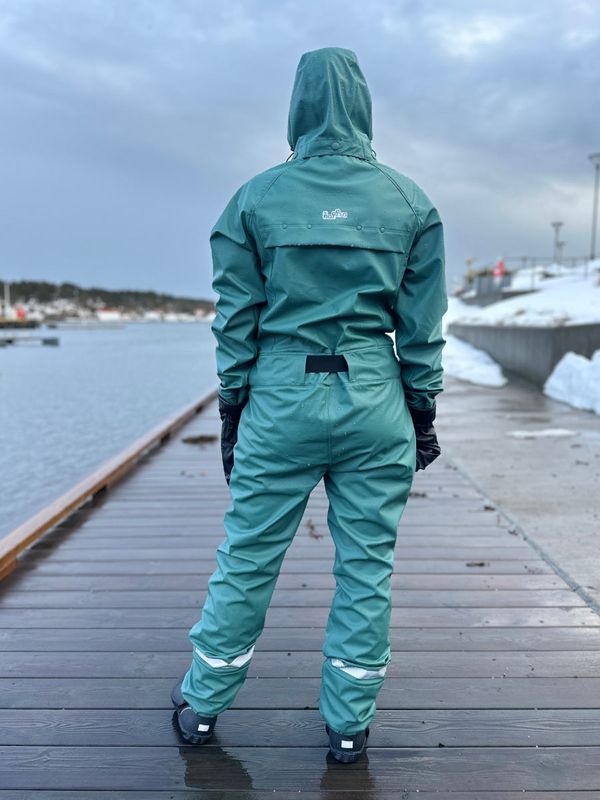 Robust PU Regndress Grønn Dame