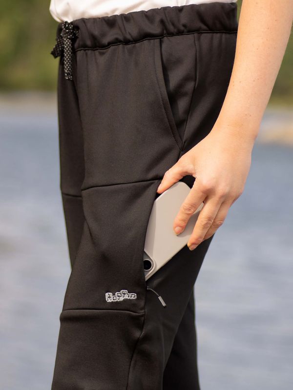 Hoppin Resirkulert Teknisk Bukse Svart Dame