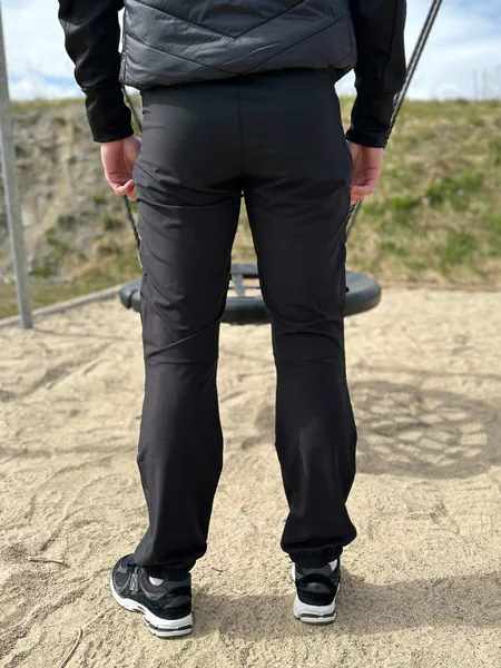 Hovedbilde Hoppin Bukse Svart Herre - med kneputer og stretch