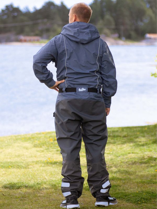 Linne Allværsdress Skyggeblå/grå - Kjeledress til Herre