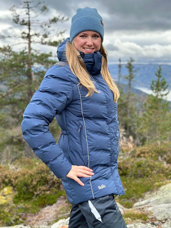 Hoppin Boblejakke Skyggeblå Dame