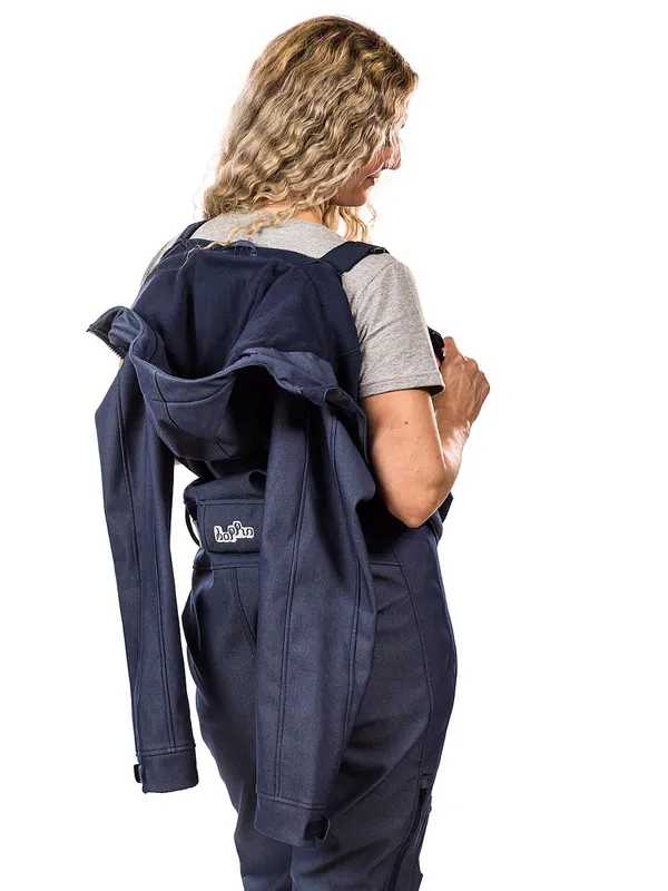 Bever Softshelldress Denim Blå Dame