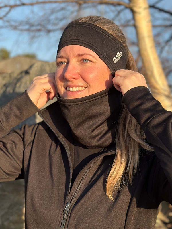 Hoppin Pannebånd Svart