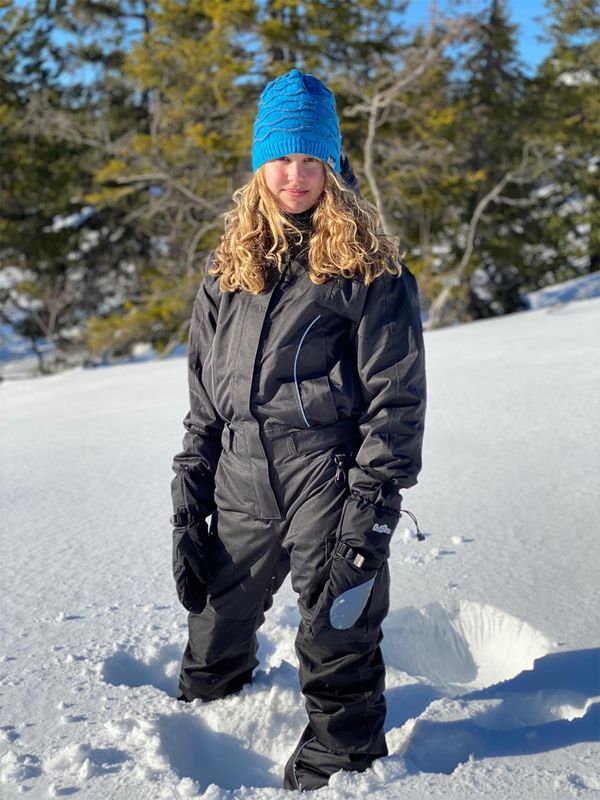 Hoppindressen Svart Dame