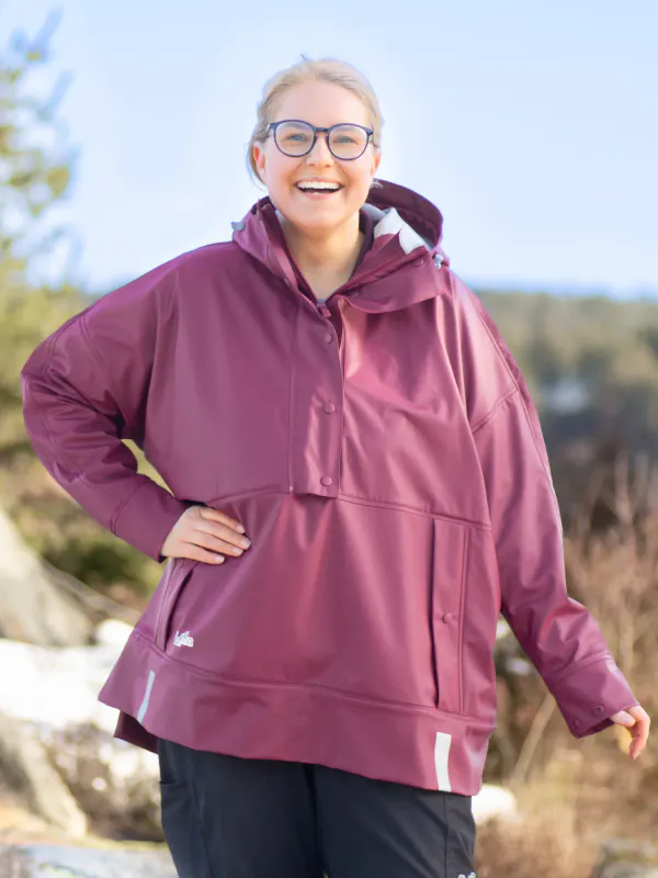 Robust PU Regnponcho Rododendron Dame