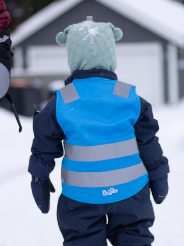 Refleksvest Magnetlukking - Barn blå