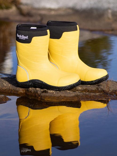 Hovedbilde Dock Boot Lista Gul - støvler i gummi og neopren