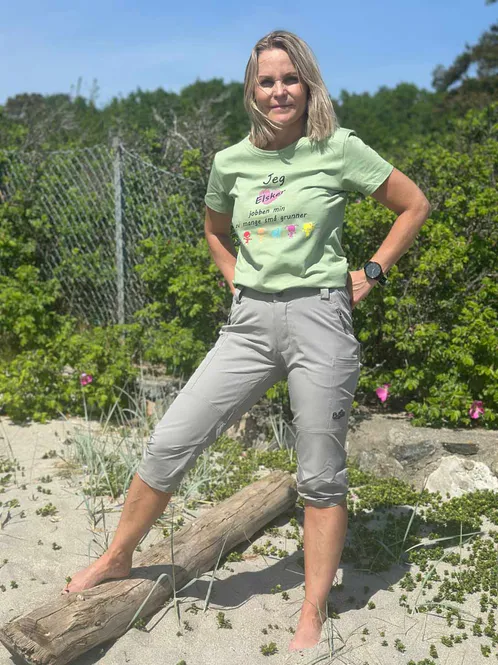 Hovedbilde Hoppin Piratbukse Lys grå Dame - med stretch